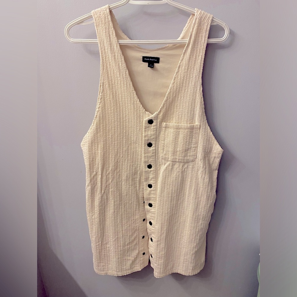 Frank & Oak corduroy button down dress